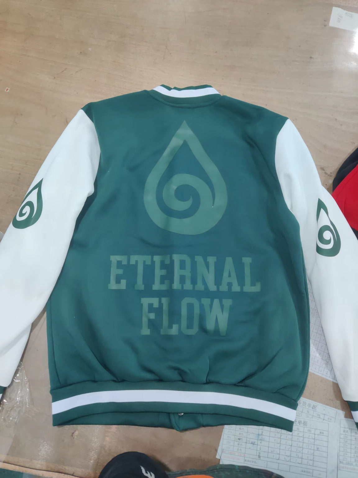 Rainin9 Eternal Flow Varsity Jacket