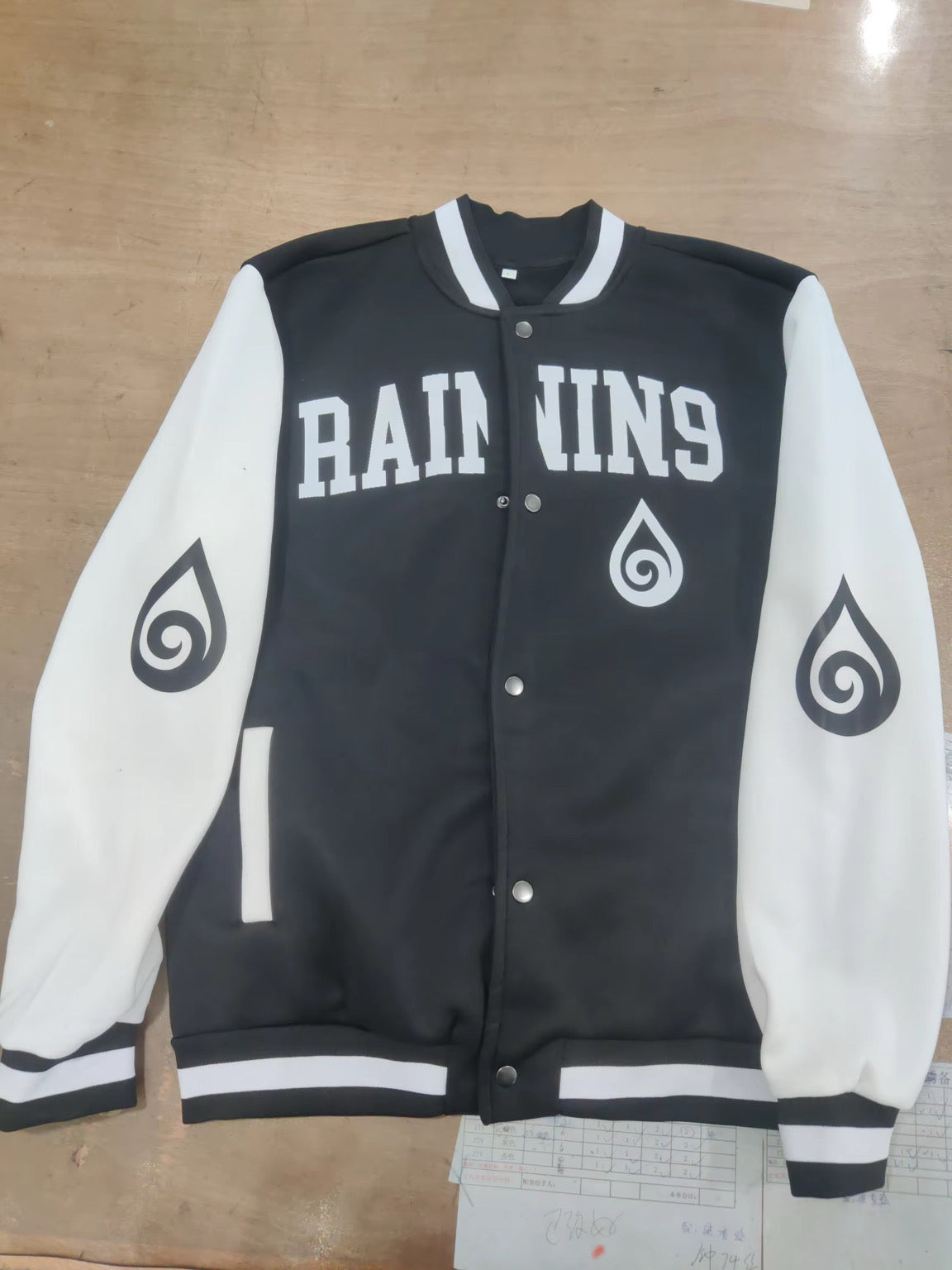 Rainin9 Eternal Flow Varsity Jacket